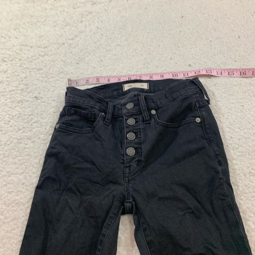 Madewell Berkeley black button through skinny jean - Picture 4 of 7